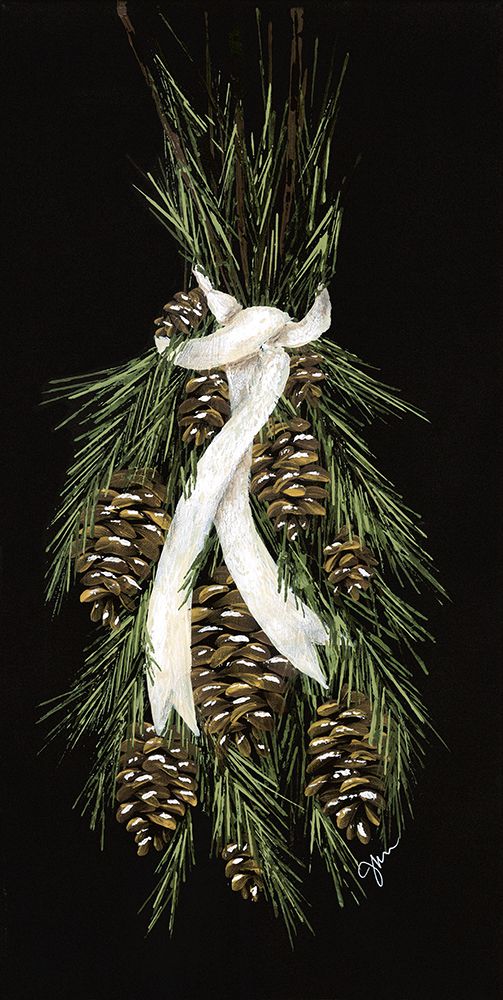 Pinecone Swag art print by Julie Norkus for $57.95 CAD