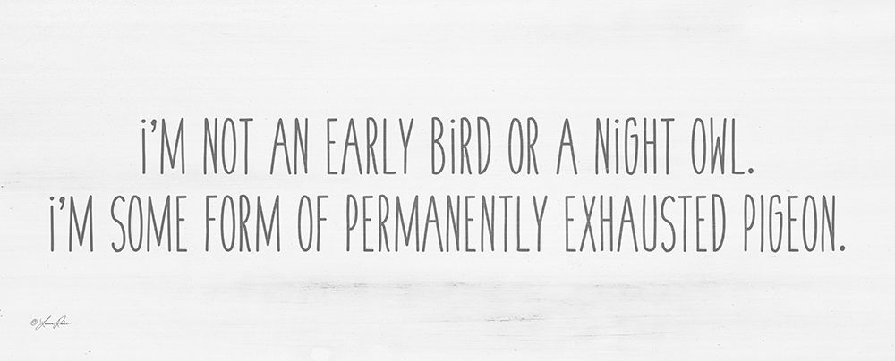 Exhausted Pigeon art print by Lauren Rader for $57.95 CAD