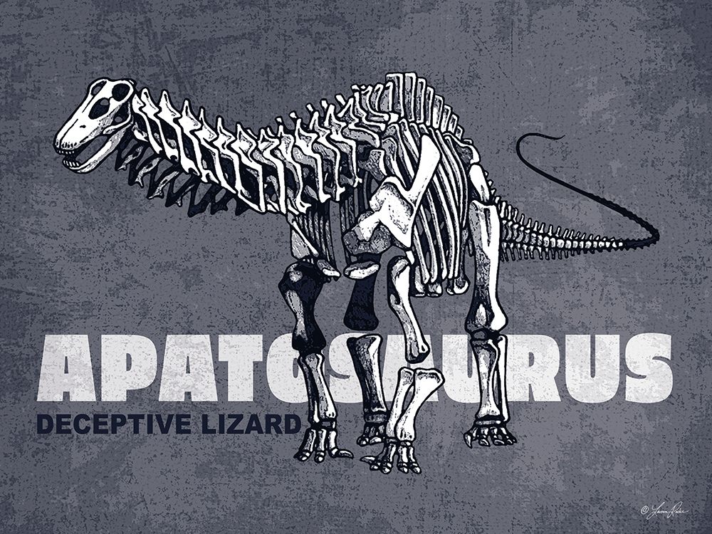 Apatosaurus art print by Lauren Rader for $57.95 CAD