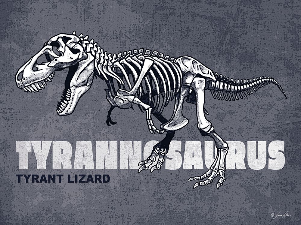 Tyrannosaurus art print by Lauren Rader for $57.95 CAD