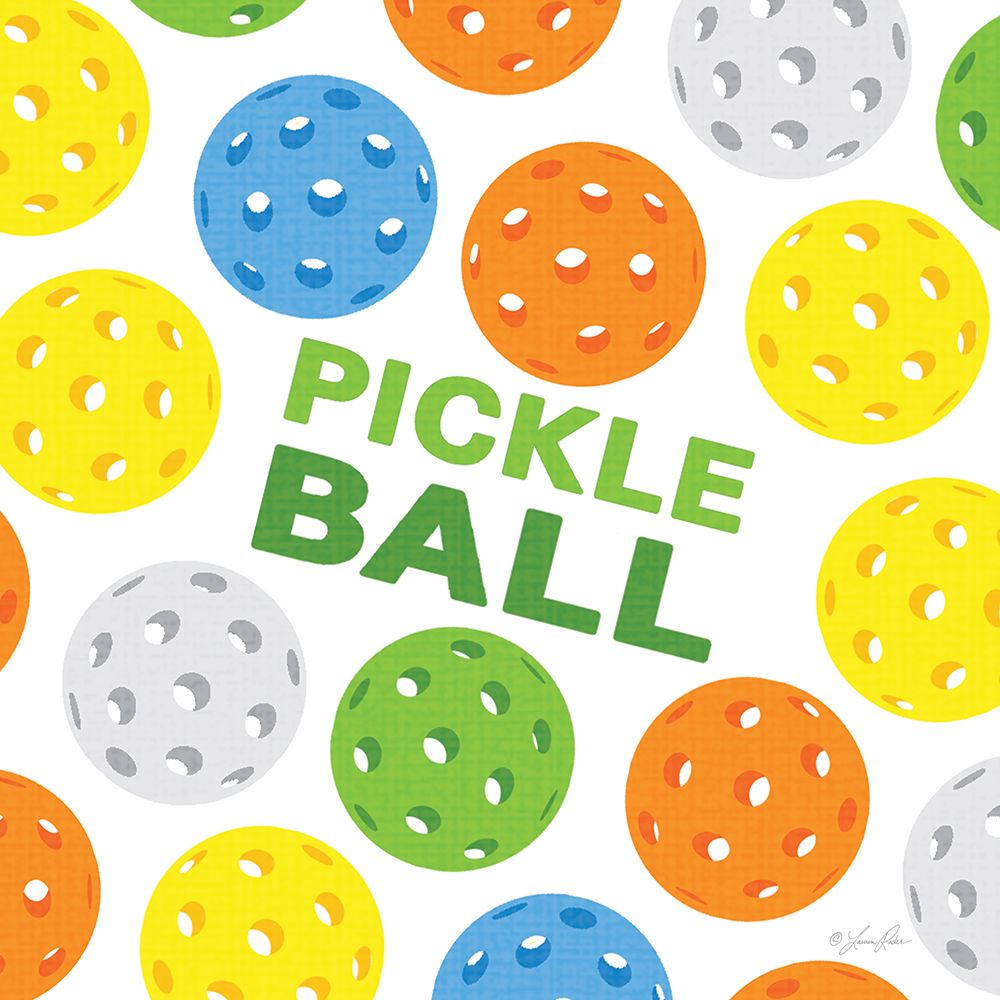 Pickleball Pattern art print by Lauren Rader for $57.95 CAD