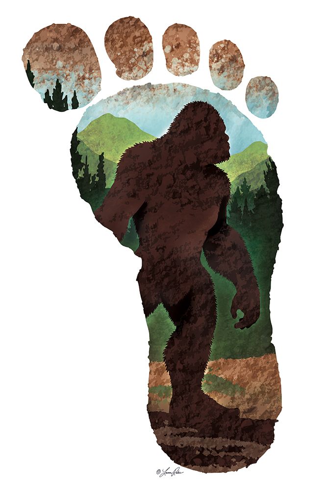 Big Foot art print by Lauren Rader for $57.95 CAD