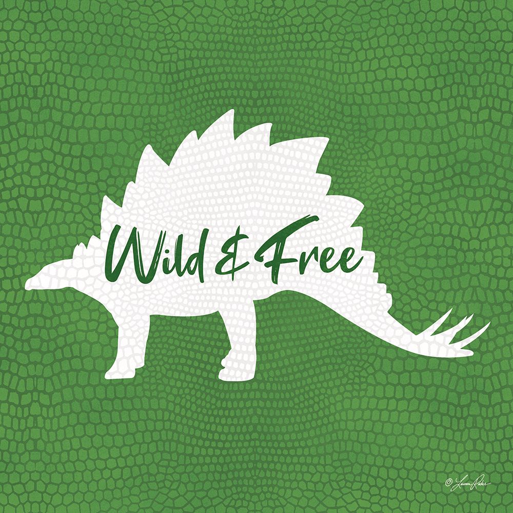 Wild And Free Dinosaur art print by Lauren Rader for $57.95 CAD