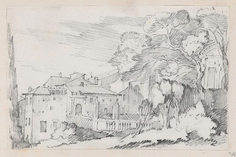 Italy Countryside Sketch II art print by Lauren Rader for $57.95 CAD