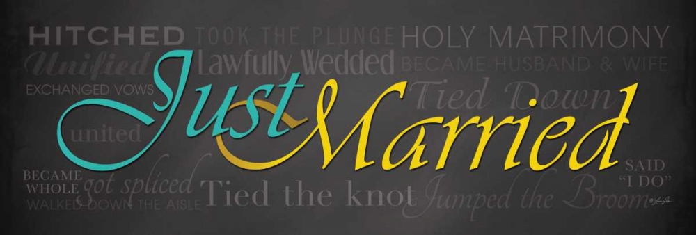 Just Married art print by Lauren Rader for $57.95 CAD