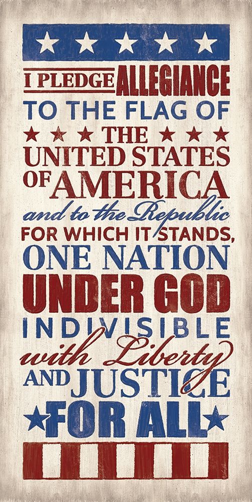 Pledge of Allegiance art print by Lauren Rader for $57.95 CAD