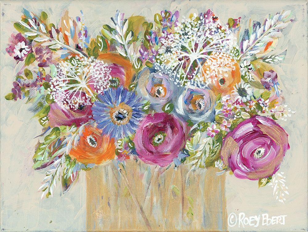 Golden Vase I art print by Roey Ebert for $57.95 CAD