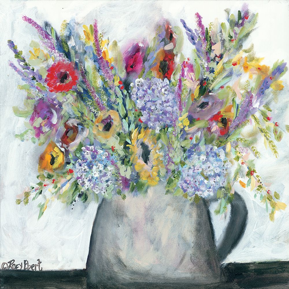 Hydrangeas in Pitcher art print by Roey Ebert for $57.95 CAD