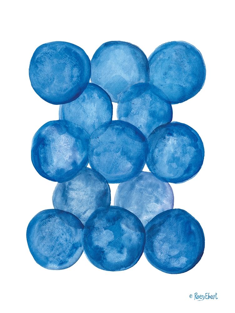 Aegean Blue Abstract III art print by Roey Ebert for $57.95 CAD