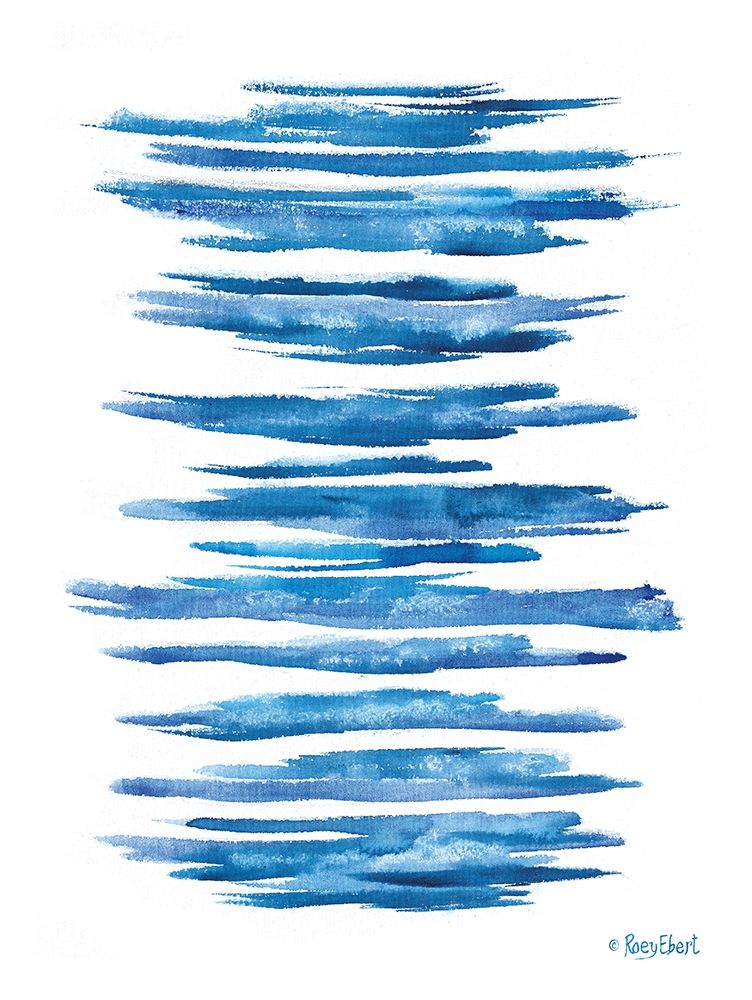 Aegean Blue Abstract VI art print by Roey Ebert for $57.95 CAD