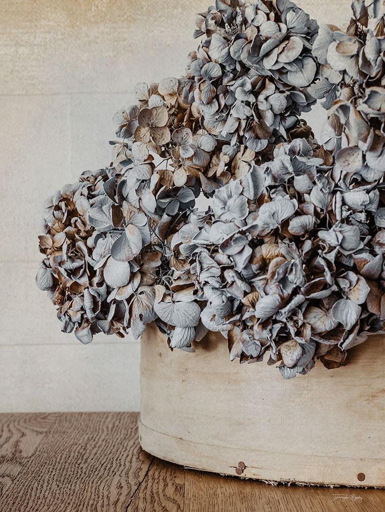 Rustic Hydrangea art print by Jennifer Rigsby for $57.95 CAD