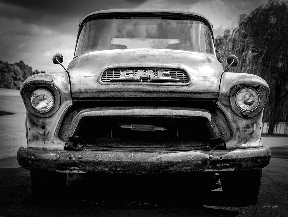 Retro Road trip GMC Truck art print by Jennifer Rigsby for $57.95 CAD
