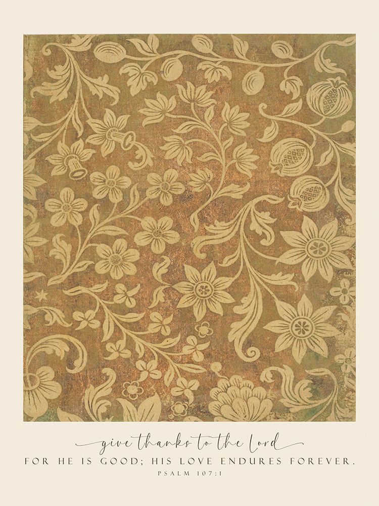 Give Thanks to the Lord art print by Jennifer Rigsby for $57.95 CAD