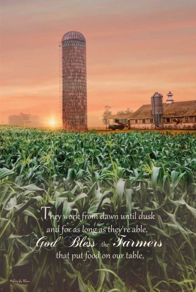 God Bless Farmers art print by Robin-Lee Vieira for $57.95 CAD