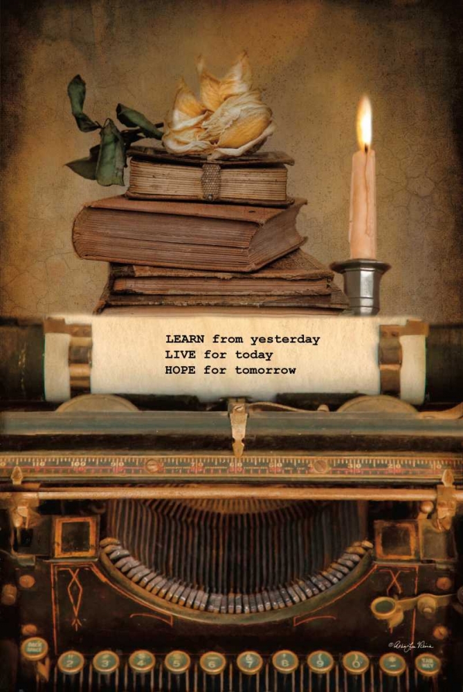 Learn from Yesterday art print by Robin-Lee Vieira for $57.95 CAD