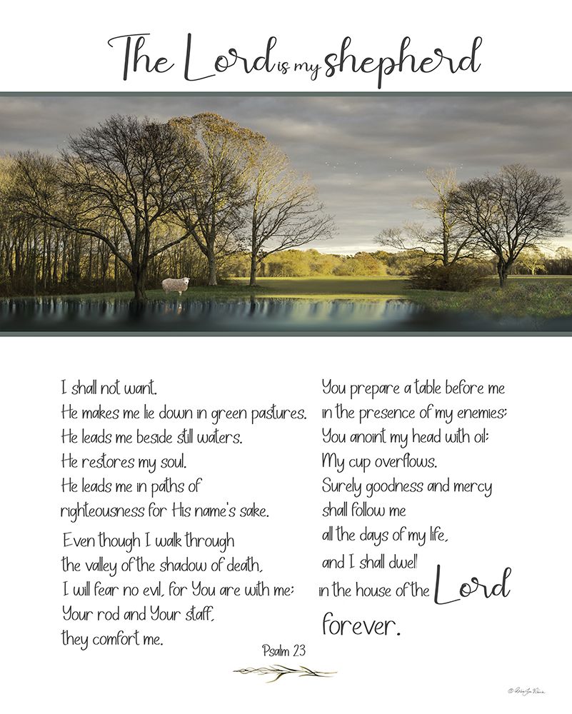 The Lord is My Shepherd art print by Robin-Lee Vieira for $57.95 CAD
