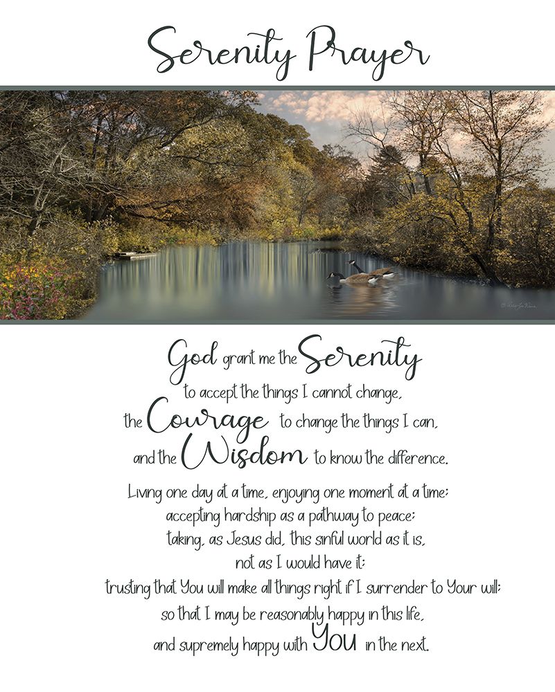 Serenity Prayer art print by Robin-Lee Vieira for $57.95 CAD