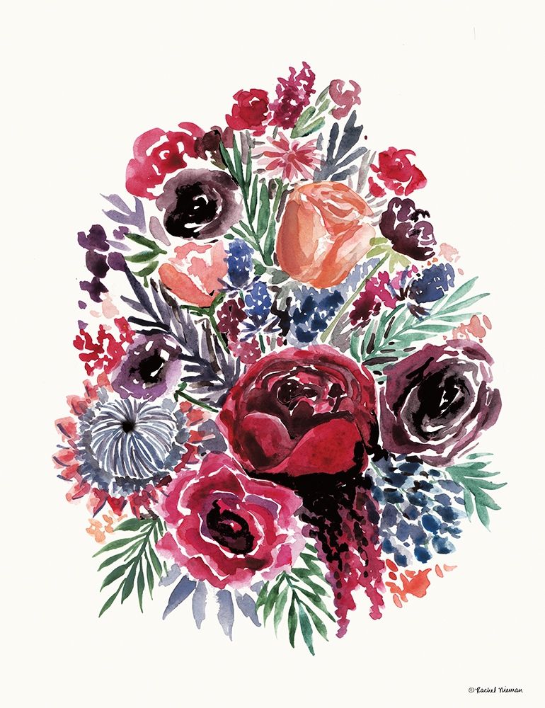 Moody Florals art print by Rachel Nieman for $57.95 CAD