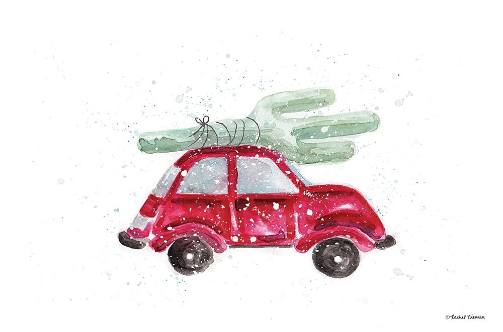 Home for Christmas Cactus art print by Rachel Nieman for $57.95 CAD