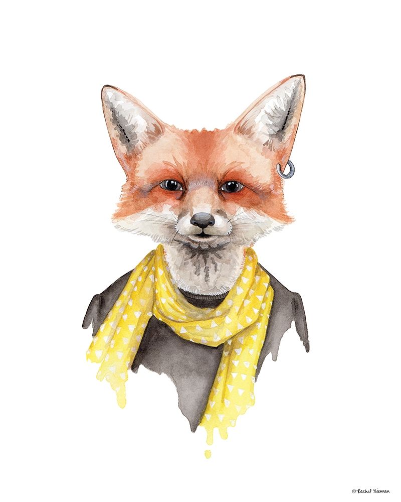 Foxxy Fox art print by Rachel Nieman for $57.95 CAD