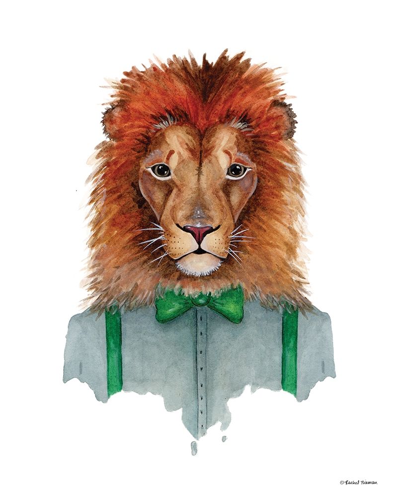 Lovely Lion art print by Rachel Nieman for $57.95 CAD
