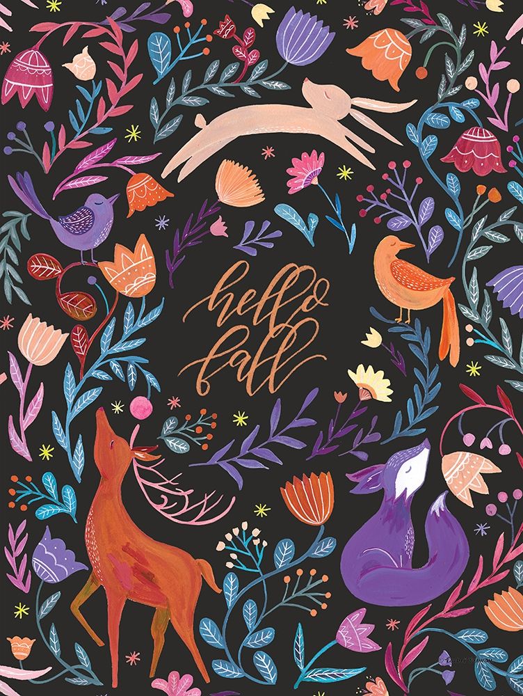 Hello Fall Folklore art print by Rachel Nieman for $57.95 CAD