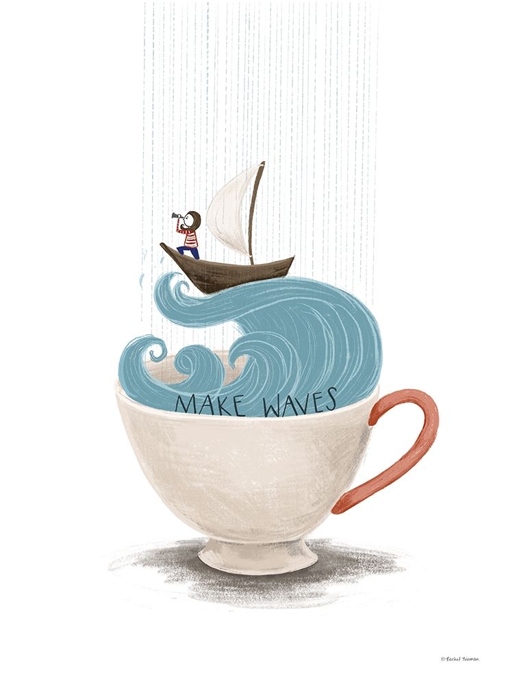 Make Waves art print by Rachel Nieman for $57.95 CAD
