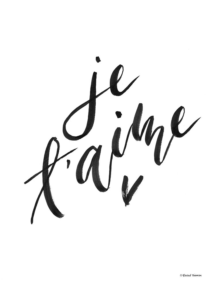Je Taime art print by Rachel Nieman for $57.95 CAD