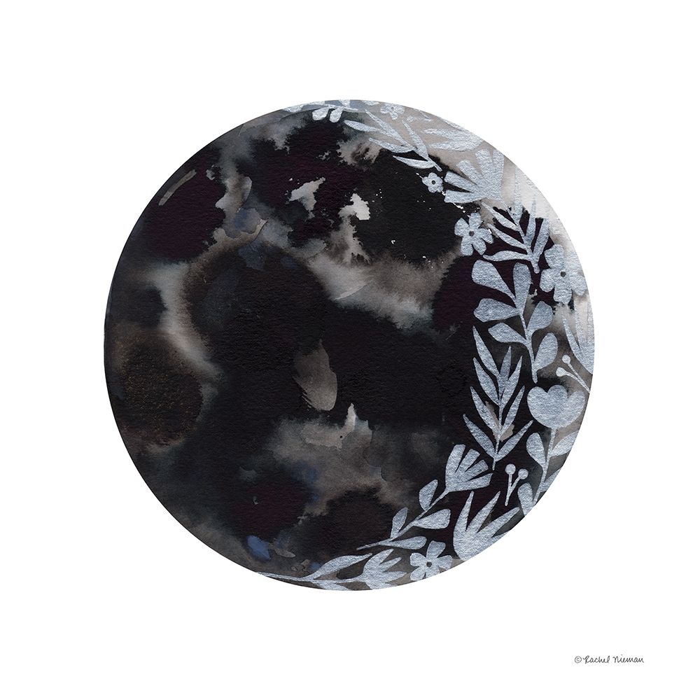 Botanical Crescent Moon art print by Rachel Nieman for $57.95 CAD