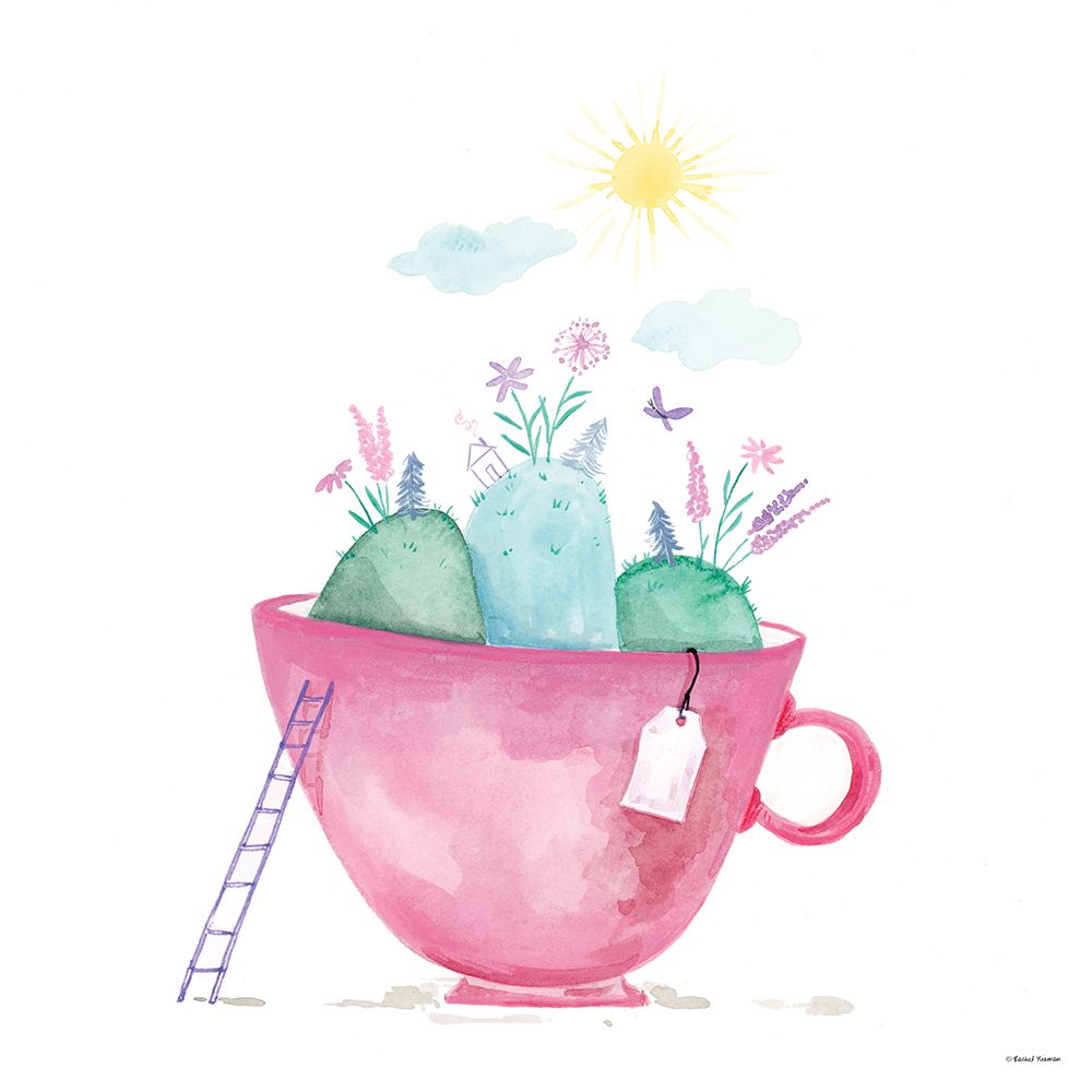 Tea Land art print by Rachel Nieman for $57.95 CAD