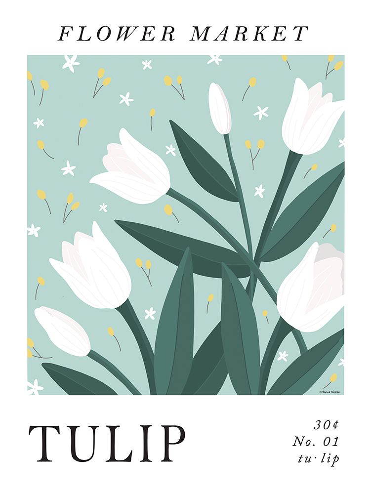 Tulip Poster art print by Rachel Nieman for $57.95 CAD