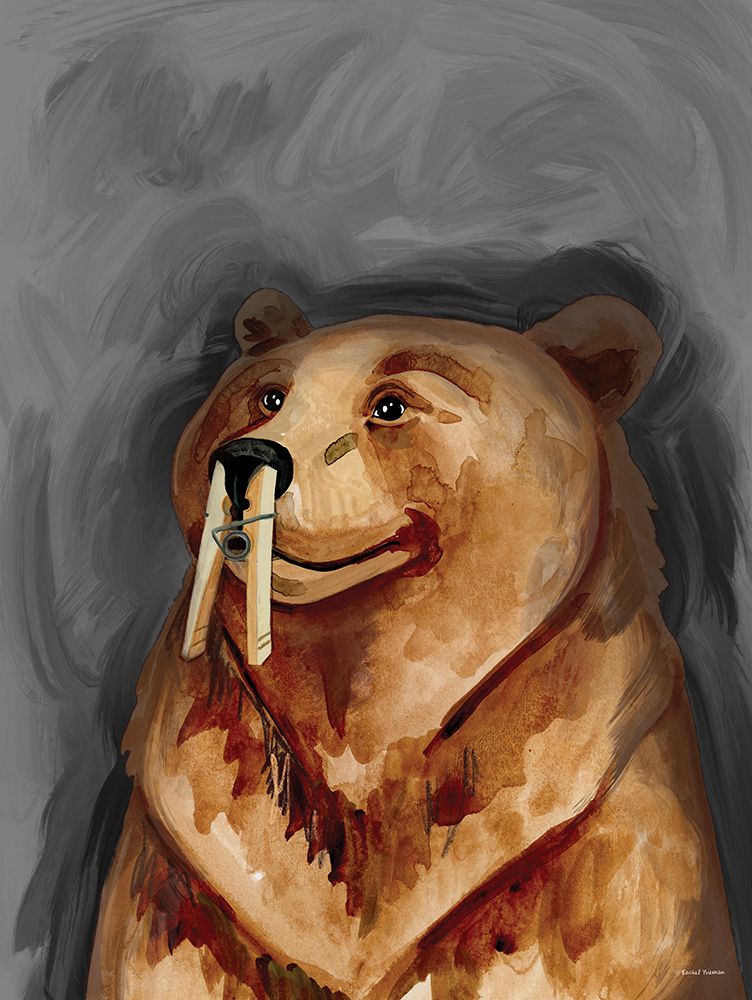 Stinky Bear art print by Rachel Nieman for $57.95 CAD