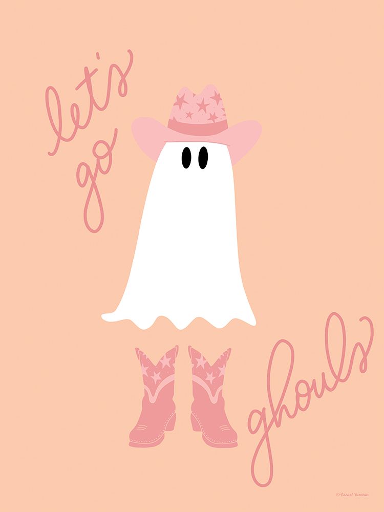 Lets Go Ghouls art print by Rachel Nieman for $57.95 CAD
