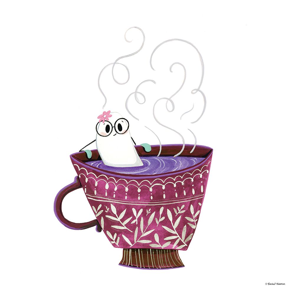 Ghost Soaking in a Mug art print by Rachel Nieman for $57.95 CAD