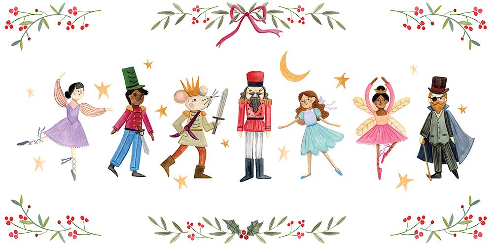 Christmas Nutcracker Dance art print by Rachel Nieman for $57.95 CAD