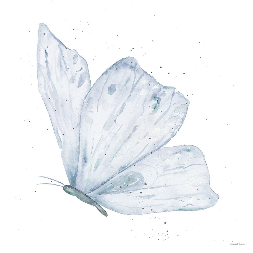 Blue Flutter 3 art print by Rachel Nieman for $57.95 CAD