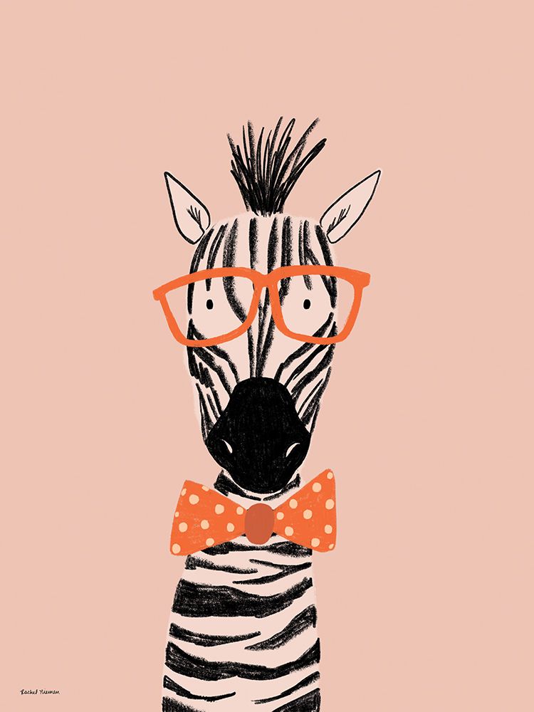 Silly Zebra art print by Rachel Nieman for $57.95 CAD