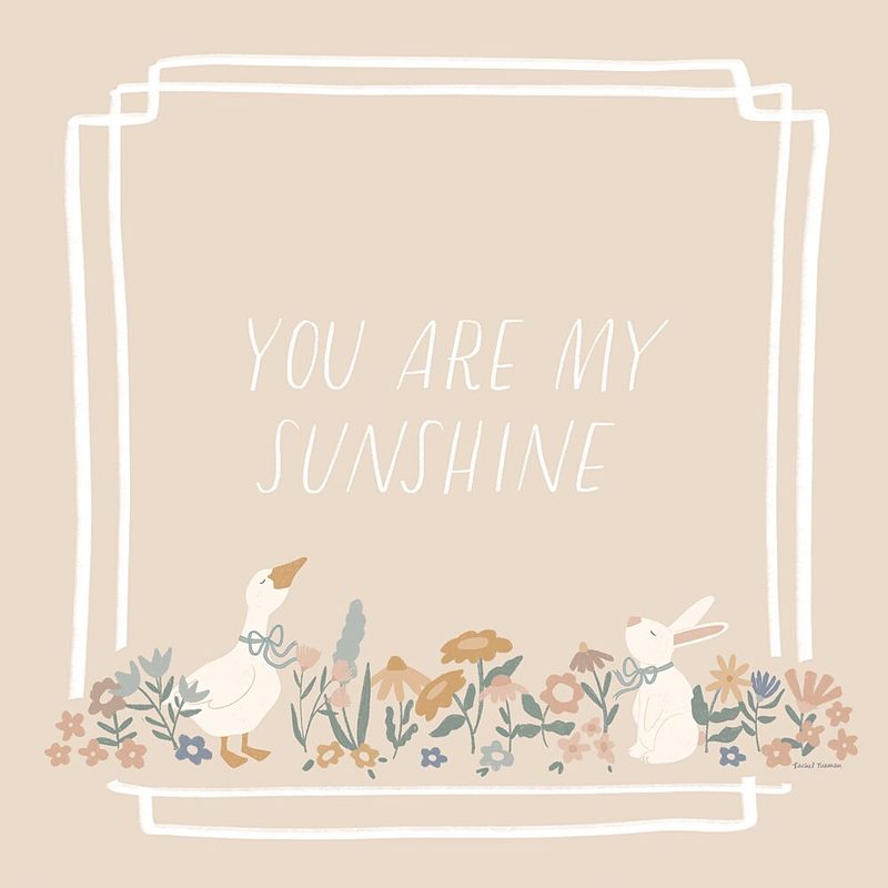 Goose and Bunny Sunshine art print by Rachel Nieman for $57.95 CAD