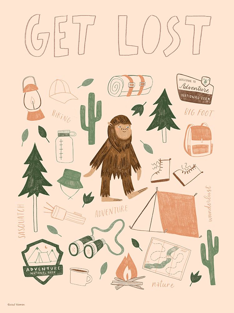 Get Lost art print by Rachel Nieman for $57.95 CAD