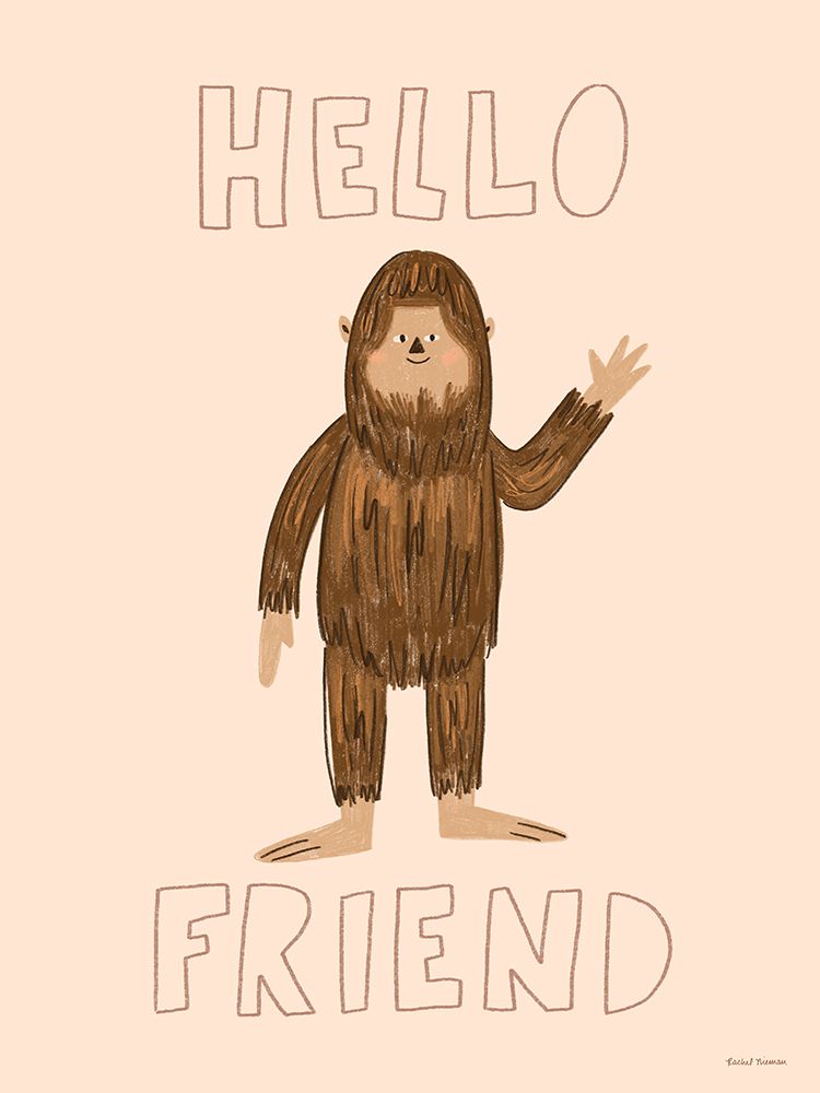 Hello Friend art print by Rachel Nieman for $57.95 CAD