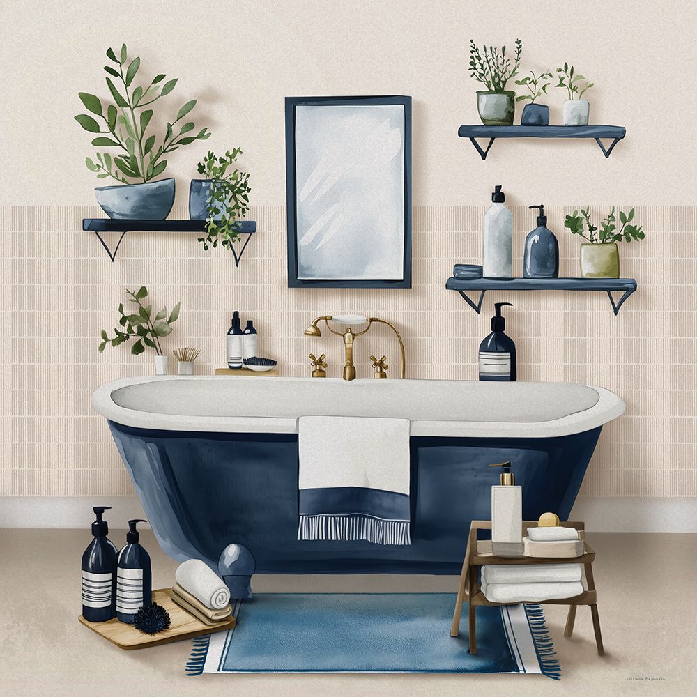 Serenity Soak Bath Set 1 art print by Svetlana Aleinikova for $57.95 CAD