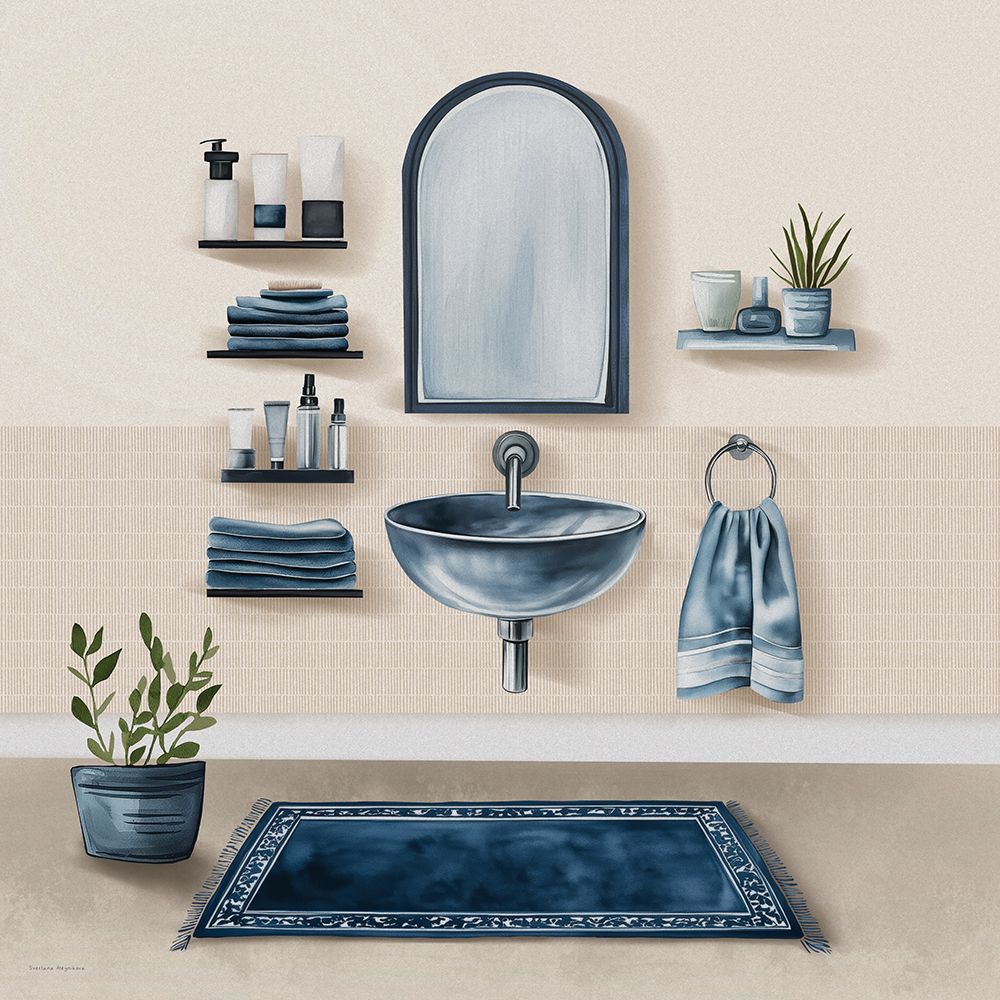 Serenity Soak Bath Set 2 art print by Svetlana Aleinikova for $57.95 CAD