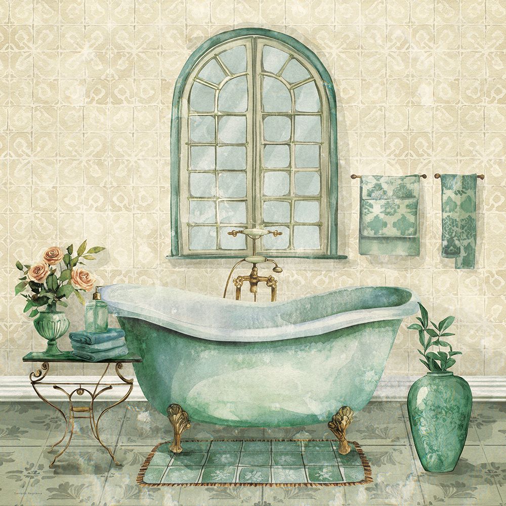 Vintage Bliss Bath Set 1 art print by Svetlana Aleinikova for $57.95 CAD