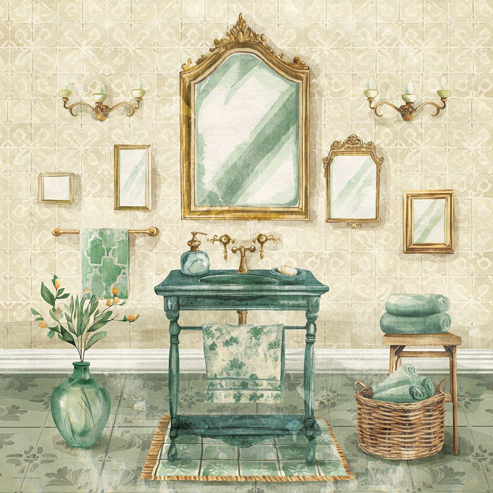 Vintage Bliss Bath Set 2 art print by Svetlana Aleinikova for $57.95 CAD