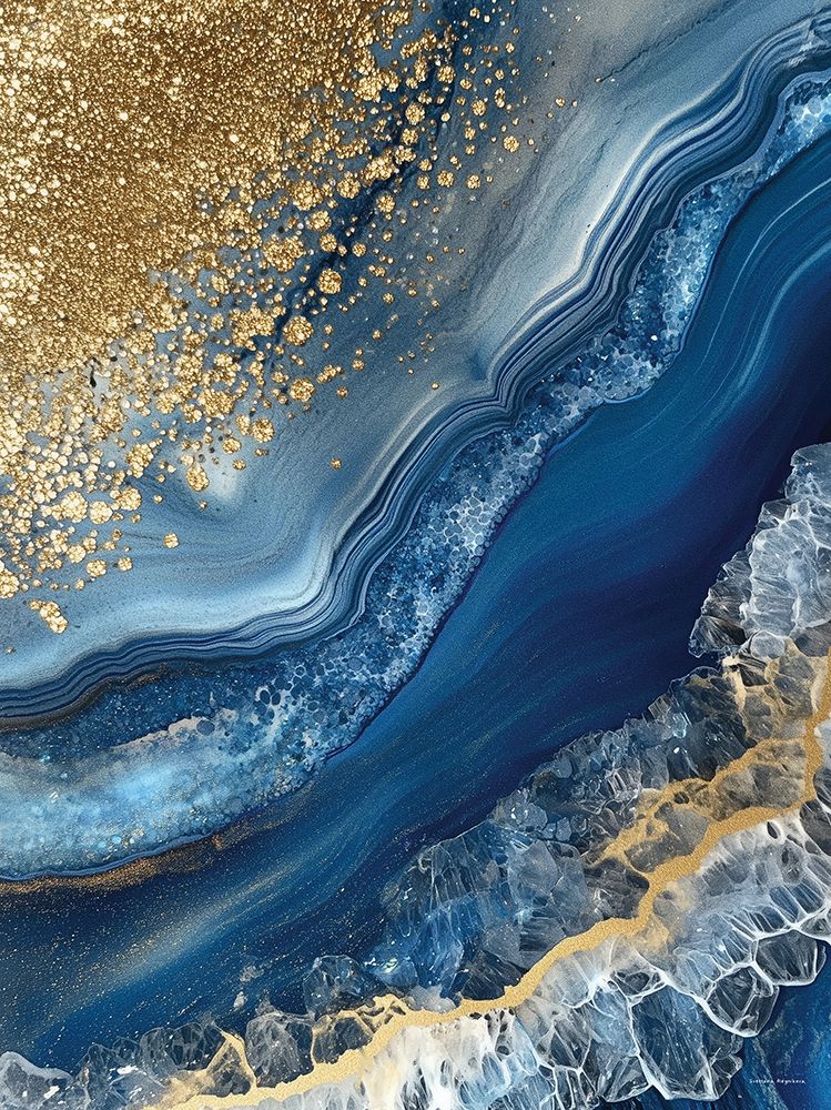 Azure Veins art print by Svetlana Aleinikova for $57.95 CAD