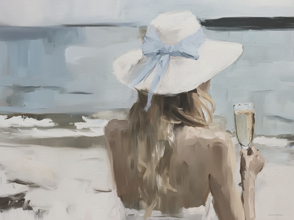 Seaside Sip art print by Svetlana Aleinikova for $57.95 CAD