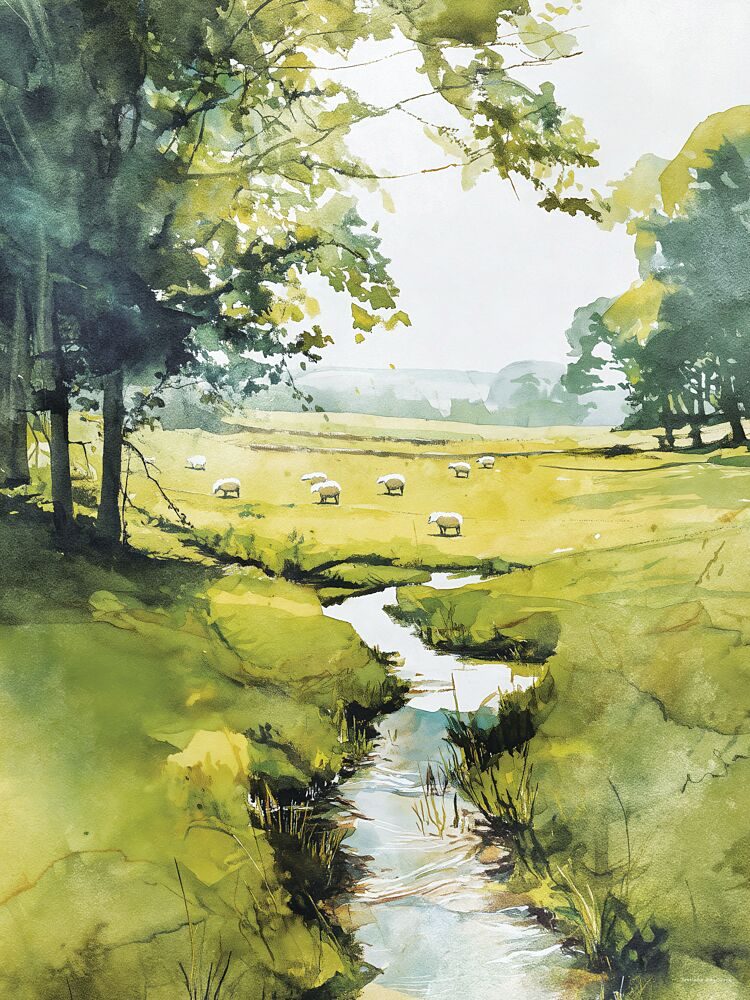 Farm Serenity art print by Svetlana Aleinikova for $57.95 CAD