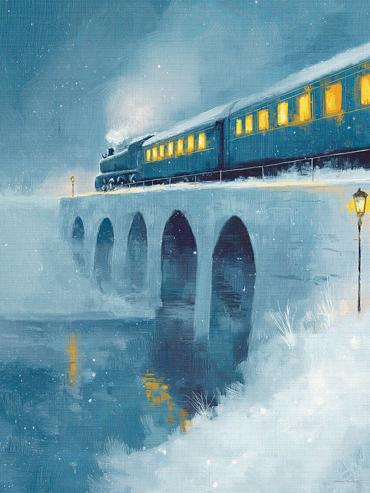 Winter Bound Express art print by Svetlana Aleinikova for $57.95 CAD
