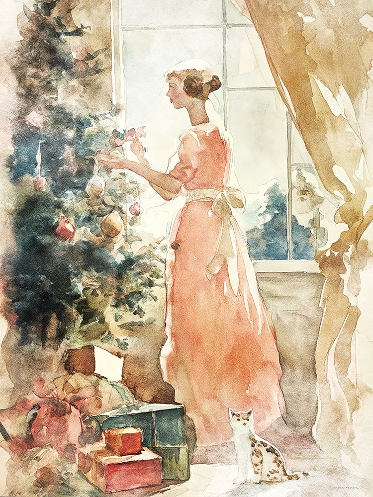 Trim the Tree art print by Svetlana Aleinikova for $57.95 CAD