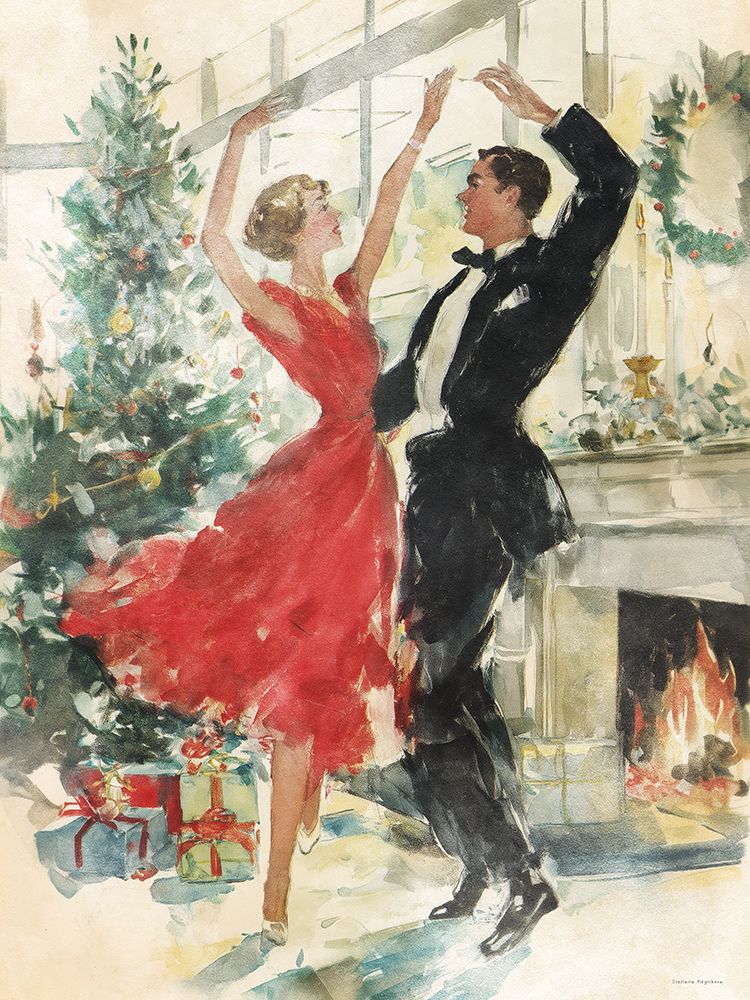 Christmas Waltz art print by Svetlana Aleinikova for $57.95 CAD